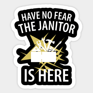 Caretaker Janitor Sticker